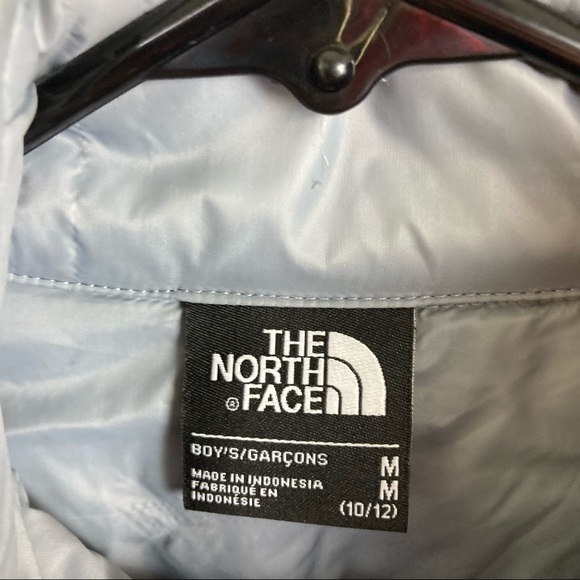The North Face Boys Blue Medium Thermoball Puffer Jacket - Picture 3 of 7